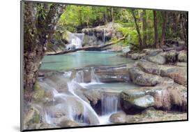 Erawan Falls, Kanchanaburi, Thailand, Southeast Asia, Asia-Alex Robinson-Mounted Photographic Print