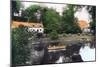 Erbistock Ferry and Church, Wrexham, 1926-null-Mounted Giclee Print