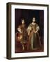 Erbprinz Max Emanuel Ii Und Maria Anna Von Bayern Als Kinder-Sebastiano Bombelli-Framed Giclee Print