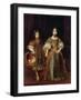 Erbprinz Max Emanuel Ii Und Maria Anna Von Bayern Als Kinder-Sebastiano Bombelli-Framed Giclee Print