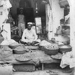 A Shop in India, 1900s-Erdmann & Schanz-Stretched Canvas