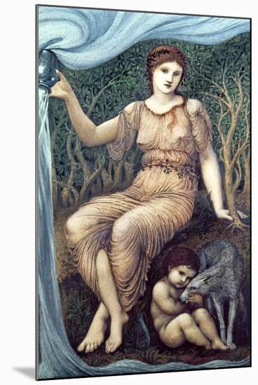 Erdmutter (Earth Mother). 1882-Edward Burne-Jones-Mounted Giclee Print