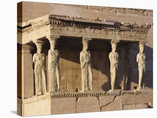 Erechteion Detail, Acropolis, Athens, Greece-Guy Thouvenin-Stretched Canvas