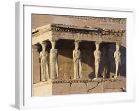 Erechteion Detail, Acropolis, Athens, Greece-Guy Thouvenin-Framed Photographic Print