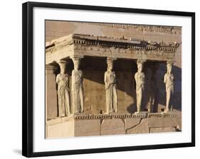 Erechteion Detail, Acropolis, Athens, Greece-Guy Thouvenin-Framed Photographic Print