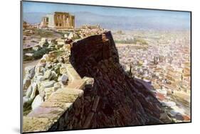 Erechtheion, Athens, Greece, C1924-null-Mounted Giclee Print