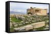 Erechtheion, with Porch of the Maidens or Caryatids, Acropolis, UNESCO World Heritage Site, Athens-Eleanor Scriven-Framed Stretched Canvas