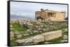 Erechtheion, with Porch of the Maidens or Caryatids, Acropolis, UNESCO World Heritage Site, Athens-Eleanor Scriven-Framed Stretched Canvas