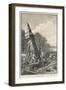 Erecting a Menhir-Georges Devy-Framed Art Print