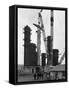 Erecting an Absorption Tower, Coleshill Coal Preparation Plant, Warwickshire, 1962-Michael Walters-Framed Stretched Canvas