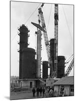 Erecting an Absorption Tower, Coleshill Coal Preparation Plant, Warwickshire, 1962-Michael Walters-Mounted Photographic Print