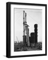 Erecting an Absorption Tower, Coleshill Coal Preparation Plant, Warwickshire, 1962-Michael Walters-Framed Photographic Print