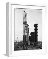 Erecting an Absorption Tower, Coleshill Coal Preparation Plant, Warwickshire, 1962-Michael Walters-Framed Photographic Print