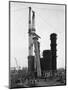 Erecting an Absorption Tower, Coleshill Coal Preparation Plant, Warwickshire, 1962-Michael Walters-Mounted Photographic Print