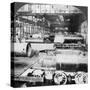 Erecting Shop, Baldwin Locomotive Works, Philadelphia, Pennsylvania, USA, 20th Century-null-Stretched Canvas