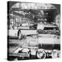 Erecting Shop, Baldwin Locomotive Works, Philadelphia, Pennsylvania, USA, 20th Century-null-Stretched Canvas