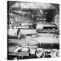 Erecting Shop, Baldwin Locomotive Works, Philadelphia, Pennsylvania, USA, 20th Century-null-Stretched Canvas