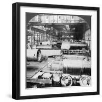 Erecting Shop, Baldwin Locomotive Works, Philadelphia, Pennsylvania, USA, 20th Century-null-Framed Photographic Print