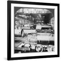 Erecting Shop, Baldwin Locomotive Works, Philadelphia, Pennsylvania, USA, 20th Century-null-Framed Photographic Print