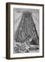 Erecting the Ancient Egyptian Obelisk in St. Peter's Square, Rome, Engraved by Alessandro Specchi-Carlo Fontana-Framed Giclee Print