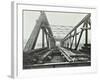 Erection of Emergency Thames Bridge, London, 1942-null-Framed Photographic Print