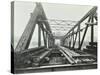 Erection of Emergency Thames Bridge, London, 1942-null-Stretched Canvas