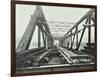 Erection of Emergency Thames Bridge, London, 1942-null-Framed Photographic Print