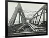 Erection of Emergency Thames Bridge, London, 1942-null-Framed Photographic Print