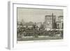 Erection of Public Buildings in Egypt-null-Framed Giclee Print