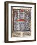 Erection of the Facade of the Temple of Solomon in Jerusalem-null-Framed Giclee Print