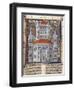 Erection of the Facade of the Temple of Solomon in Jerusalem-null-Framed Giclee Print