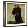 "Eremiten" (Hermits) Egon Schiele and Gustav Klimt-Egon Schiele-Framed Giclee Print