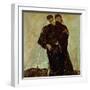 "Eremiten" (Hermits) Egon Schiele and Gustav Klimt-Egon Schiele-Framed Giclee Print