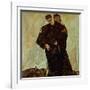 "Eremiten" (Hermits) Egon Schiele and Gustav Klimt-Egon Schiele-Framed Giclee Print