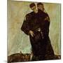 "Eremiten" (Hermits) Egon Schiele and Gustav Klimt-Egon Schiele-Mounted Giclee Print