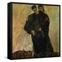 Eremiten (Hermits) Egon Schiele and Gustav Klimt-Egon Schiele-Framed Stretched Canvas