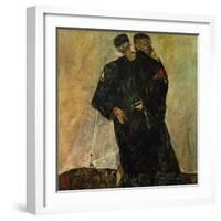 Eremiten (Hermits) Egon Schiele and Gustav Klimt-Egon Schiele-Framed Giclee Print