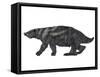 Eremotherium Ground Sloth, Side View-Stocktrek Images-Framed Stretched Canvas