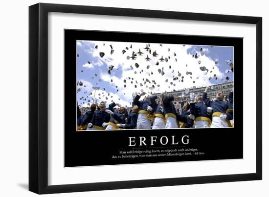 Erfolg: Motivationsposter Mit Inspirierendem Zitat-null-Framed Photographic Print