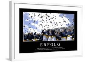 Erfolg: Motivationsposter Mit Inspirierendem Zitat-null-Framed Photographic Print