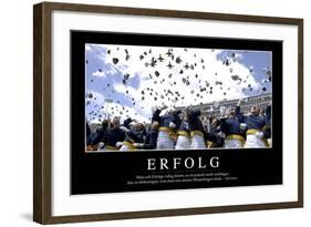 Erfolg: Motivationsposter Mit Inspirierendem Zitat-null-Framed Photographic Print