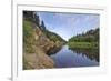 Ergelu (Erglu) Cliffs, River Gauja, Near Cesis, Gauja National Park, Latvia, Baltic States-Gary Cook-Framed Photographic Print