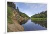 Ergelu (Erglu) Cliffs, River Gauja, Near Cesis, Gauja National Park, Latvia, Baltic States-Gary Cook-Framed Photographic Print