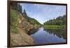 Ergelu (Erglu) Cliffs, River Gauja, Near Cesis, Gauja National Park, Latvia, Baltic States-Gary Cook-Framed Photographic Print