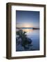 Erhai Lake at sunrise, Dali, Yunnan, China, Asia-Ian Trower-Framed Photographic Print