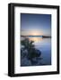 Erhai Lake at sunrise, Dali, Yunnan, China, Asia-Ian Trower-Framed Photographic Print