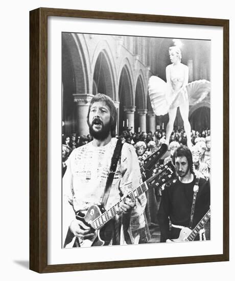 Eric Clapton and Pete Townshend-null-Framed Photo