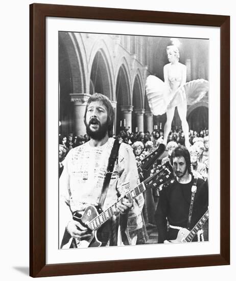 Eric Clapton and Pete Townshend-null-Framed Photo