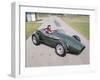 Eric Clapton in a 1955 Connaught, (C1970S)-null-Framed Photographic Print