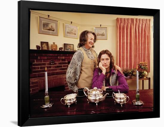 Eric Clapton with His Grandmother Rose-John Olson-Framed Photographic Print